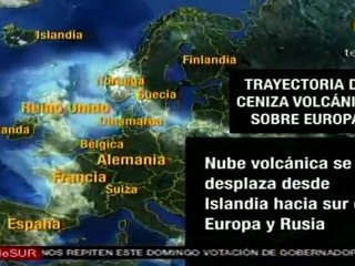 Seguirán llegando cenizas a Europa y Rusia: Islandia