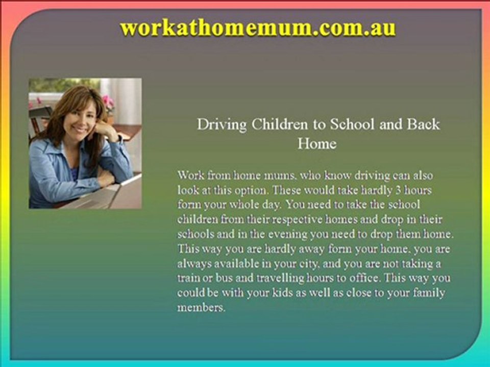 Work From Home Mums