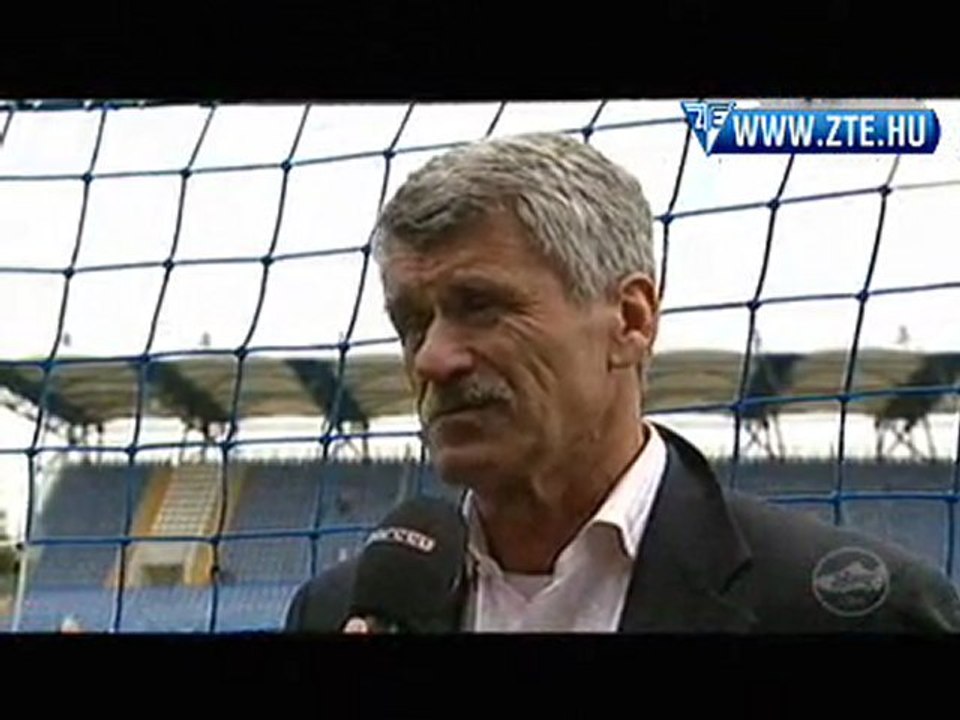 2010.04.18 Csank János nyilatkozott a ZTE-ETO bajnoki előtt