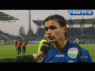 2010.04.18 Illés Gyula nyilatkozott a ZTE-ETO bajnoki után