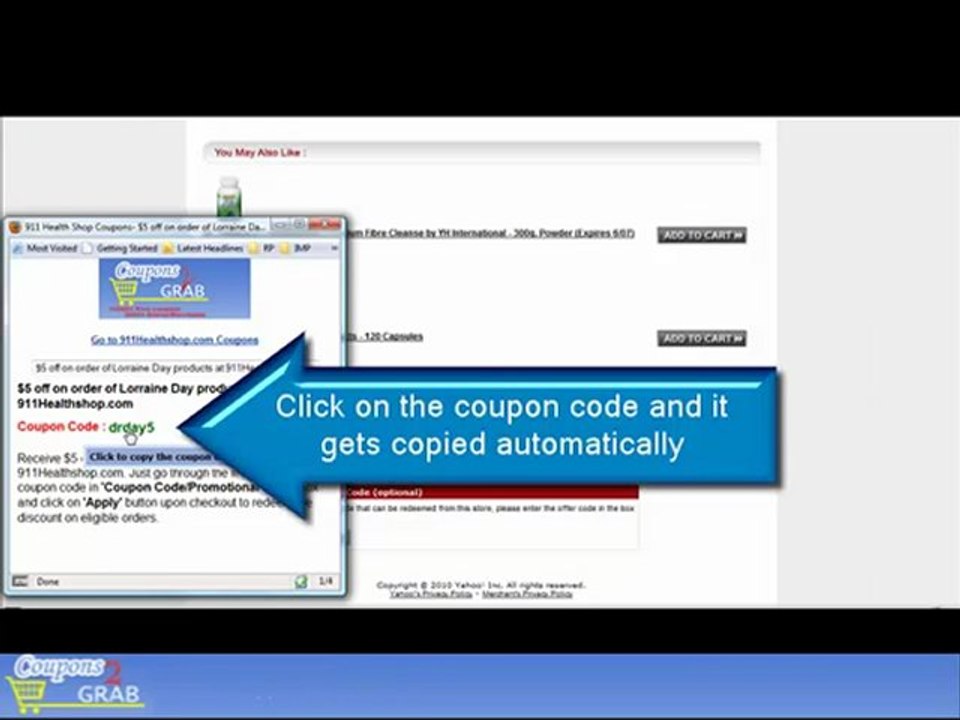 911Healthshop Coupons -Coupons2grab