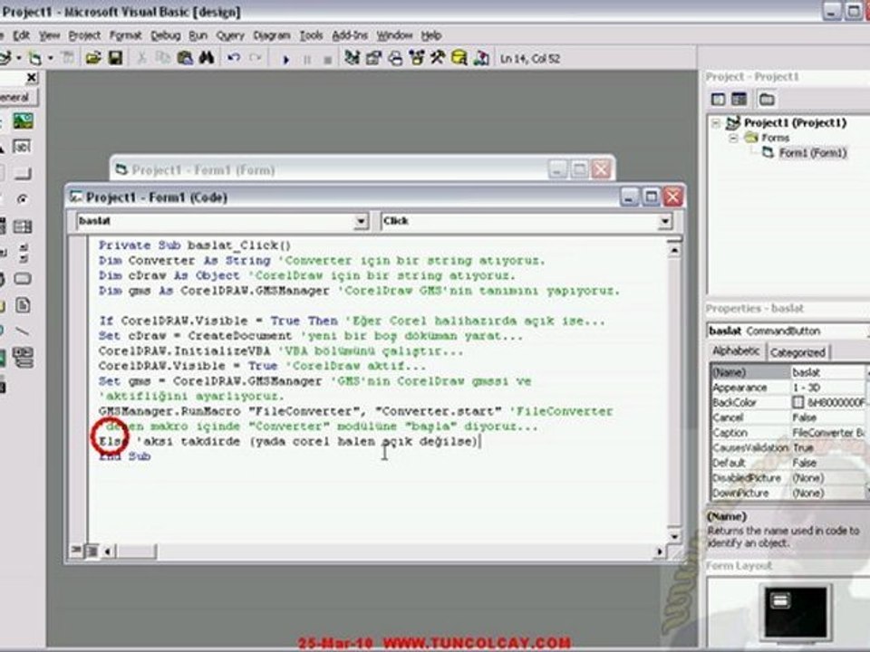 VISUAL BASIC DISARDAN MAKRO CALISTIRMA-WORK EXTERNAL MACRO