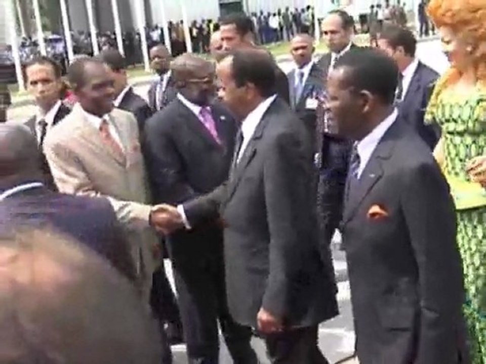 Arrivée Président Paul Biya  à Malabo