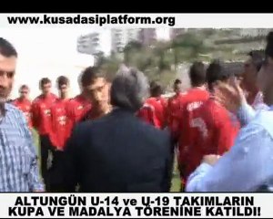 ALTUNGÜN KUPA VE MADALYA TÖRENİNE KATILDI