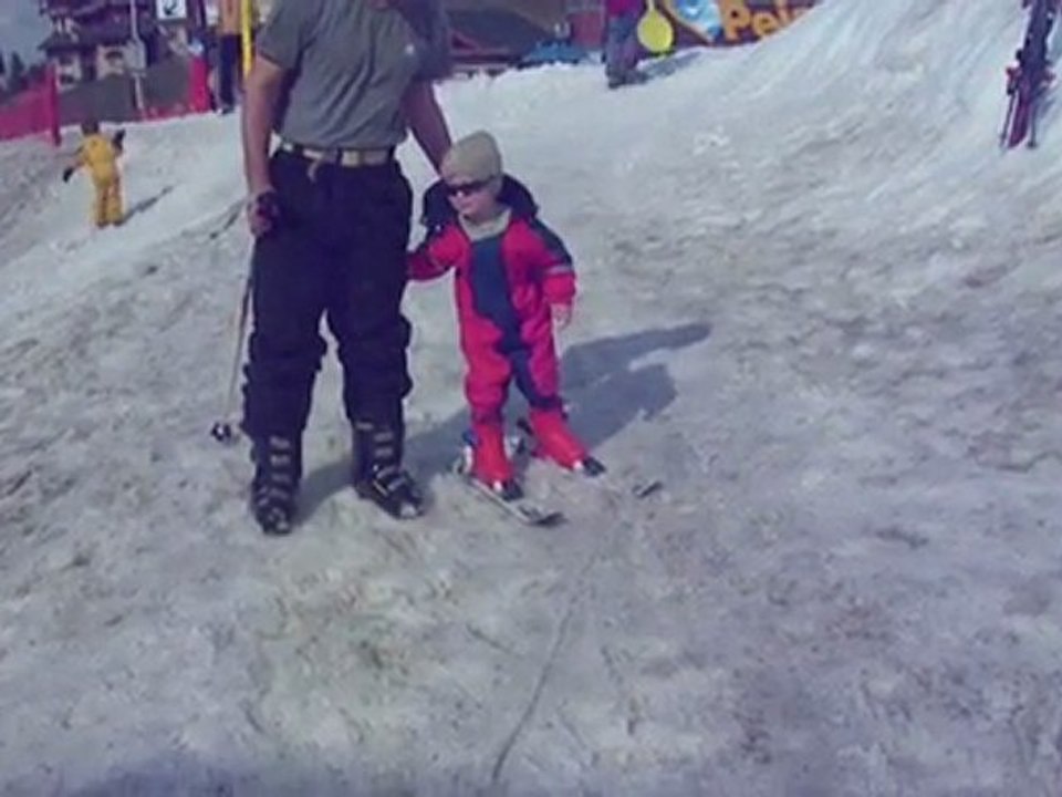 Corentin au ski