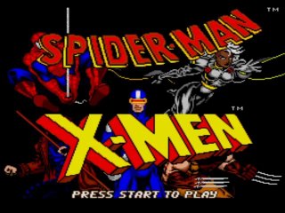 Spider-Man & X-Men [megadrive] videotest