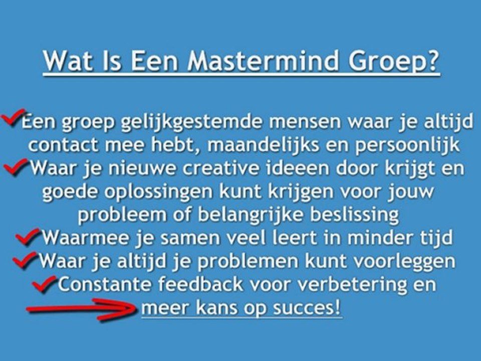 Mastermind Groep