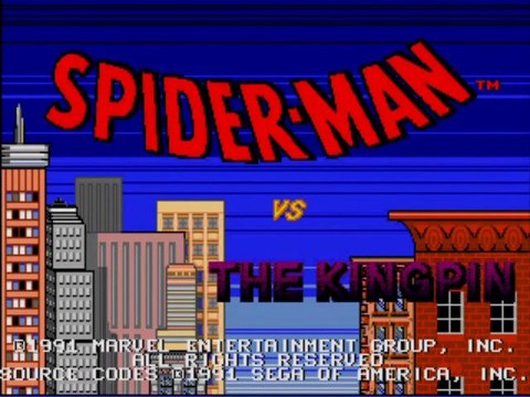 Spider-Man vs. the kingpin [megadrive] videotest