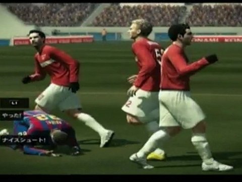 ウイイレ2010　アーセナルｖｓバルセロナ　オンライン対戦