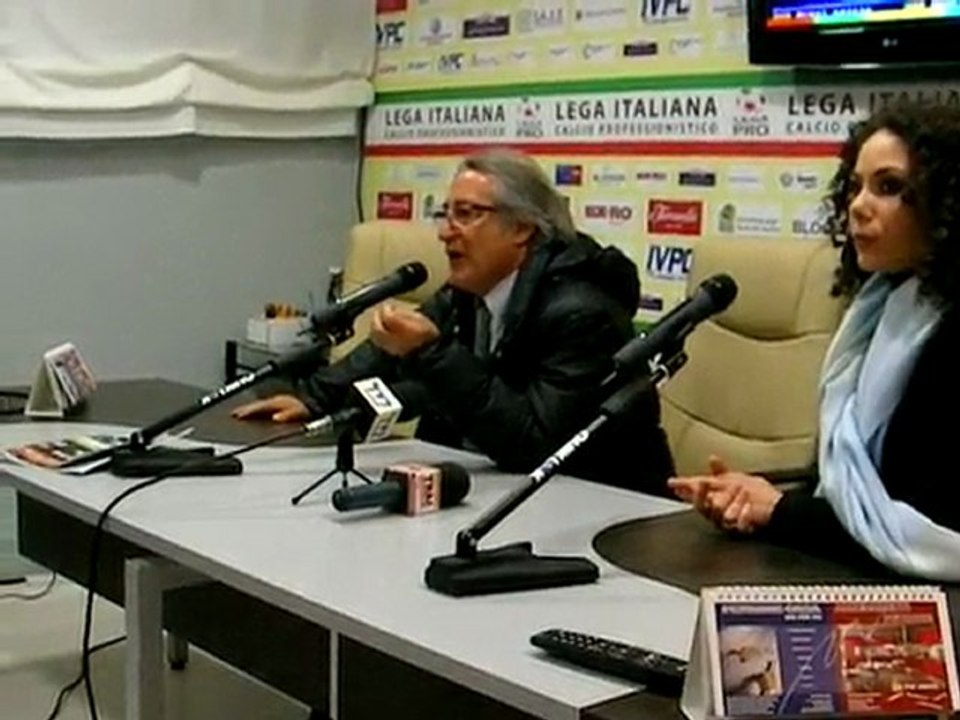 Oreste Vigorito in sala stampa dopo Benevento-Novara 1-0