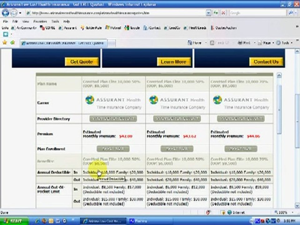 Arizona Low Cost Health Insurance - Arizona Health Insurance