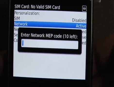 How to unlock Bell / Telus Blackberry Bold 2 9700, easy!