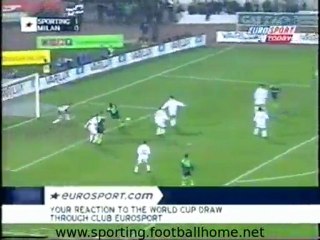 Sporting - 1 Ac Milan - 1 de 2001/2002