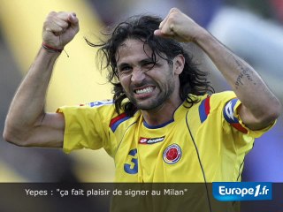 Yepes confirme sa signature à l'AC Milan
