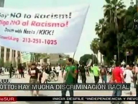 Manifestaciones anti y pro migrantes en EE.UU.