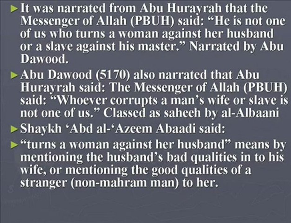 Islamic Questions-60 ( illegitimage Child & sexes ties)