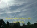 Contrails ou chemtrails  marseille 2010