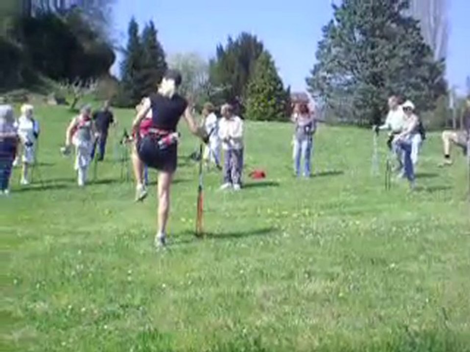 Echauffement pour la marche nordique