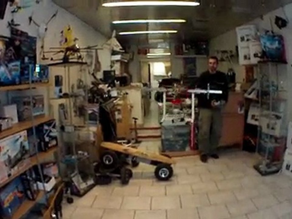 1er test quadro 8 moteurs 2400w - 2010