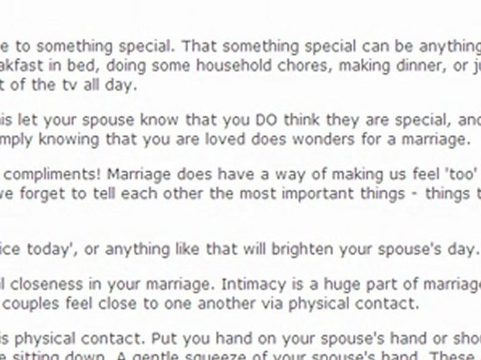 Marriage Advice - 5 ways to Keep The Romance Alive