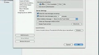 How to set up Imap account in Thunderbird (Mac version)