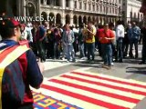 Inter-Barcellona: i tifosi del Barcellona in piazza Duomo