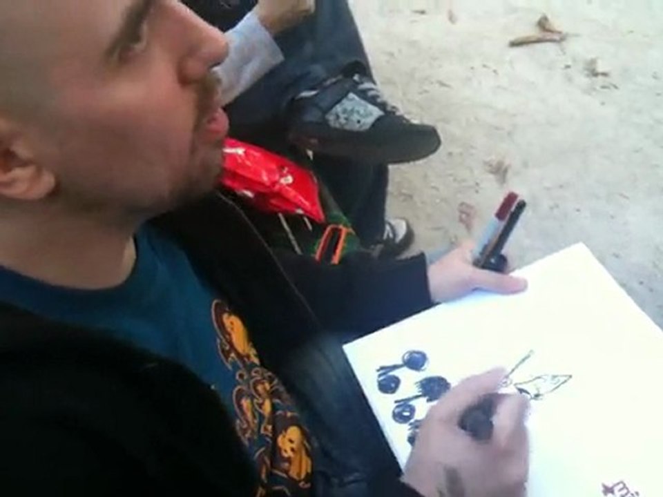 davy mourier dédicace (alias régis robert) Paris 2009