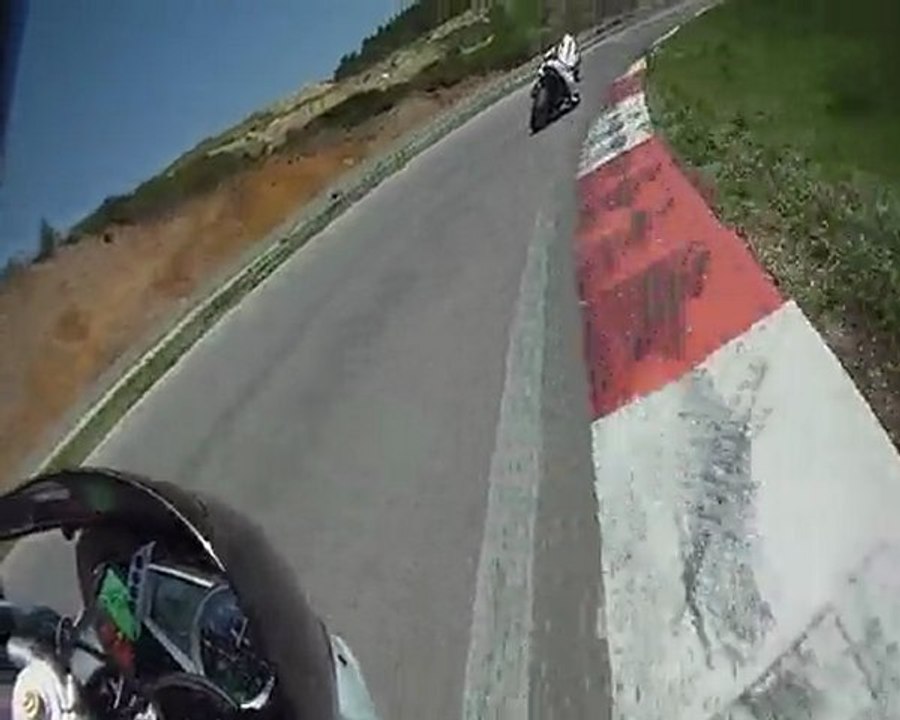 PanPan à Alès sur son 675 Daytona