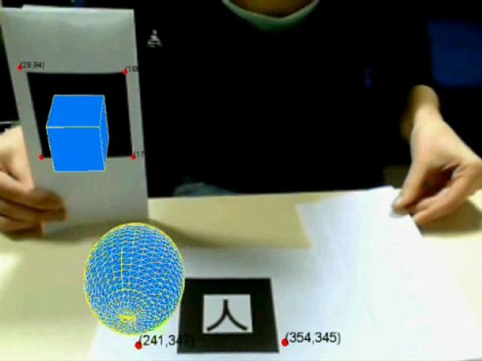 Tags interactifs -  Environnement 3D et tags - PT SI 2010