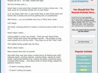 Women - Drop A Dress Size In 7 Days Or Less