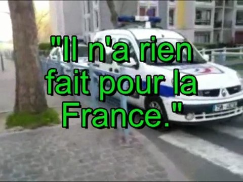 Bain de foule policier : Sarkozy à Bobigny le 20 avril 2010