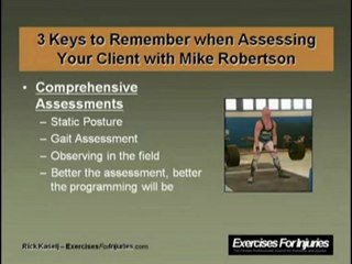 Assessing Your Fitness Clients with Mike Robertson