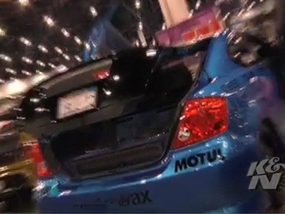 Jeff Maldonado Displays Modified  Scion tC at 2009 SEMA