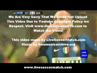 Inter Milan vs FC Barcelona 3-1 April 20