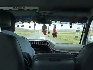 Bolivie,  Desaguadero, frontière avec le Pérou