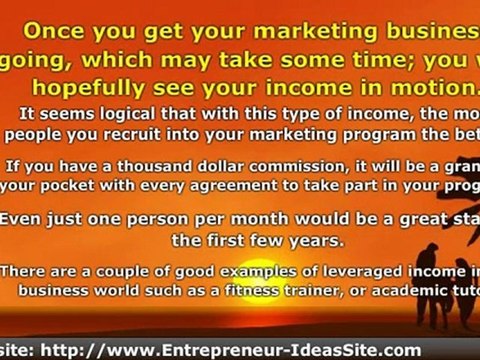 Let Leveraged Income Help Make Your Money Work For You!