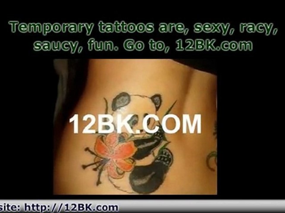 Temporary Tattoos Was-Off Easily