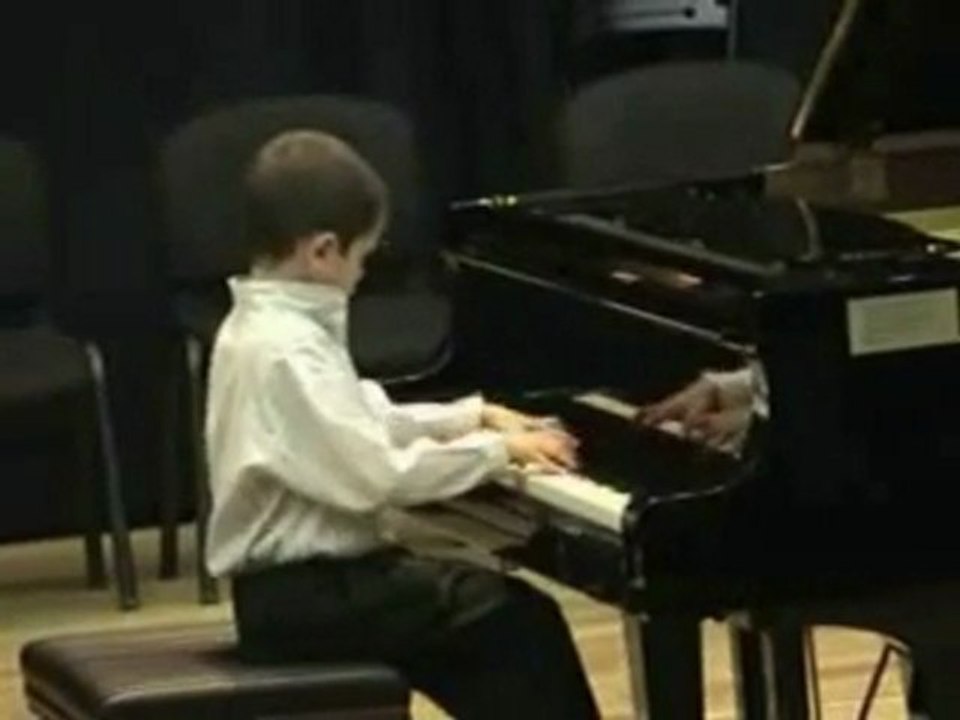 Ariel - at 7 - Plays Schubert Waltzes (From the Archives...)