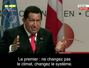 Hugo Chavez  -Copenhagen le 16 Déc 2009 - VoSTFR- 1 / 3
