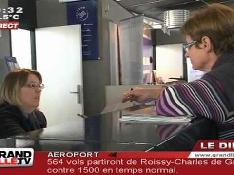 L'aéroport Lille-Lesquin toujours fermé