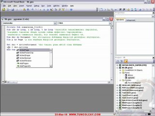 COREL VBA PAGE OTOMATIK NUMARA by tuncowsky tunç olçay