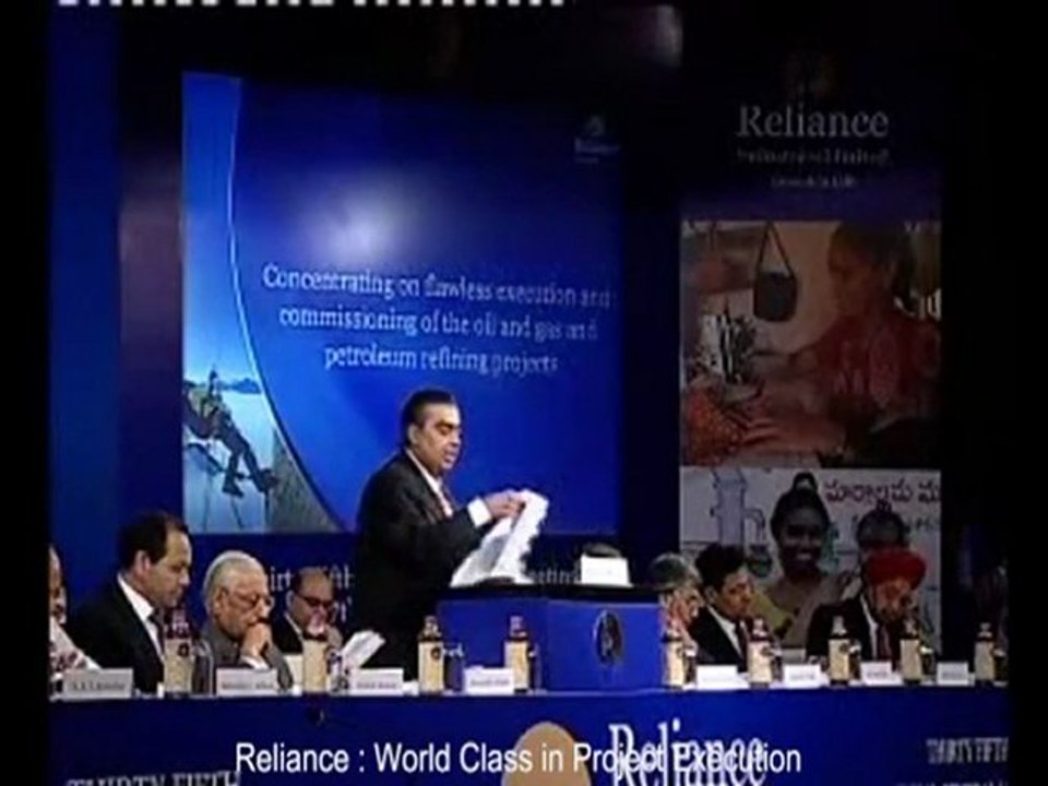 Reliance - World class in Project Execution