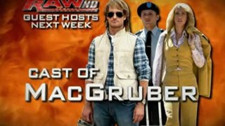 MacGruber Cast comes to Monday Night Raw!