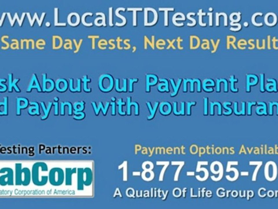 Same Day Std Testing at Local STD Testing