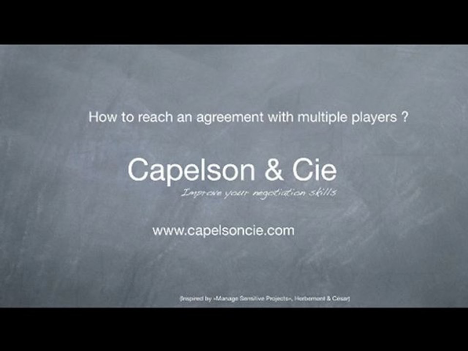 Manage sensitive negotiations