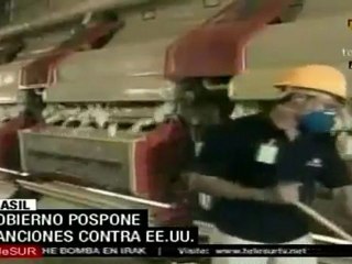Brasil pospone sanciones contra EE.UU. por comercio de algod
