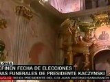 Definen fecha de elecciones presidenciales en Polonia