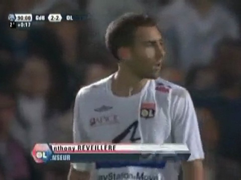 Girondins Bordeaux - Olympique Lyonnais fin de match baston