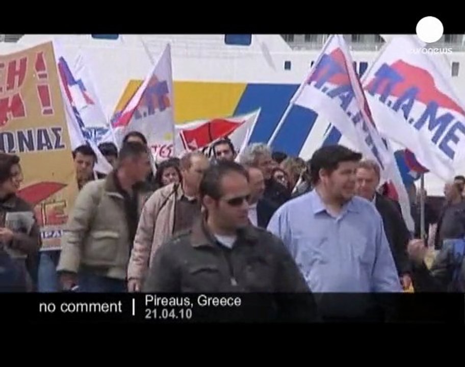 Strike and demo in Greece