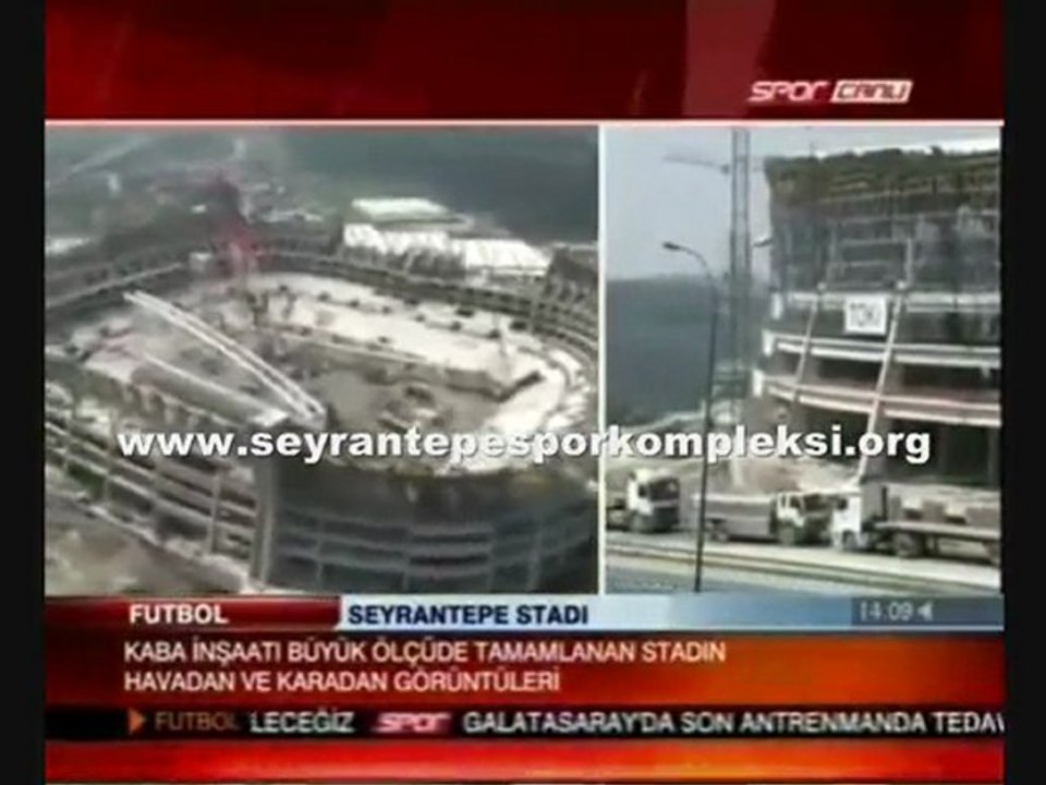 Seyrantepe Spor Kompleksi Çatı Makasları Montajı -22.4.2010